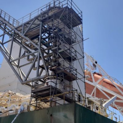 Montaje de Andamios en Barcos