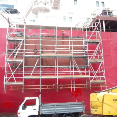 Montaje de Andamios en Barcos