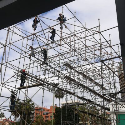 Montaje Escenario Carnaval 2019