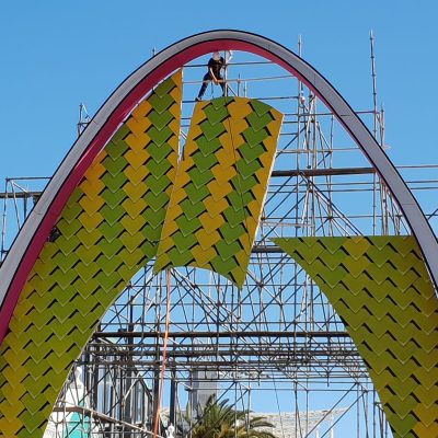 Montaje Escenario Carnaval 2019