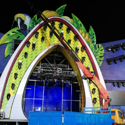 Montaje Escenario Carnaval 2019