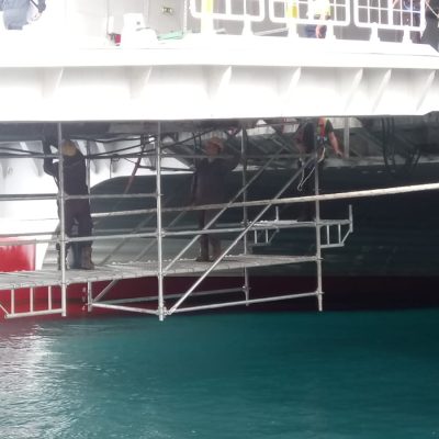 Montaje de Andamios en Barcos