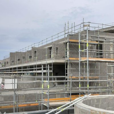 Montaje Rehabilitación Fachada en Ibiza