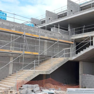Montaje Rehabilitación Fachada en Ibiza